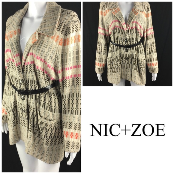 Nic & Zoe Sweaters - *LOWEST Nic & Zoe Plus Sz 1X Belted Sweater Jacket